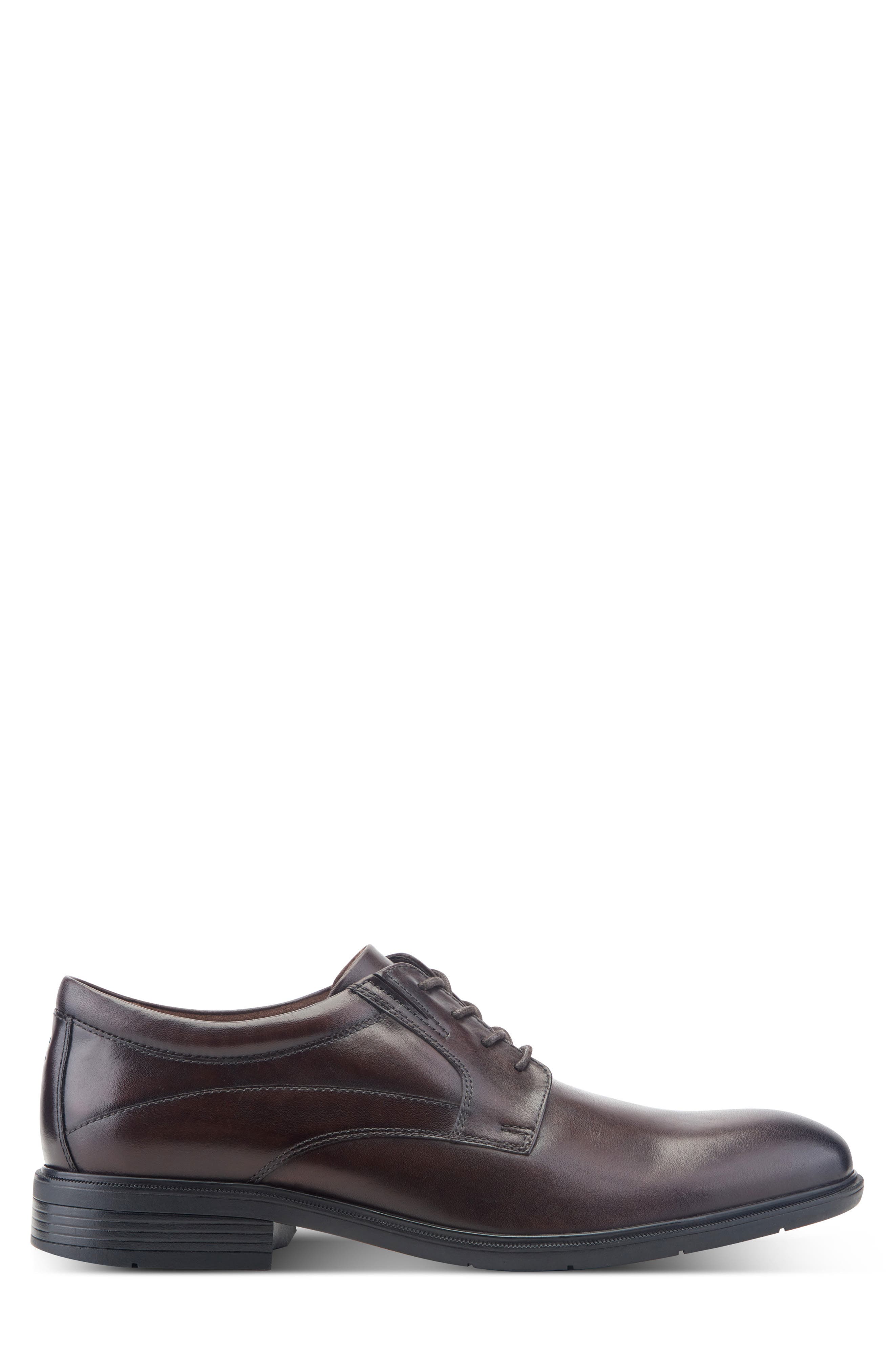 Otto Waterproof Derby, Alternate, color, DARK BROWN LEATHER