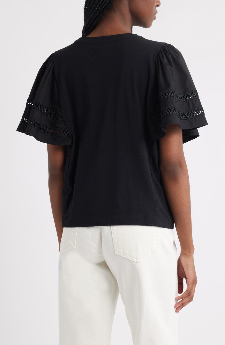 Treasure & Bond Mixed Media Top, Alternate, color, 