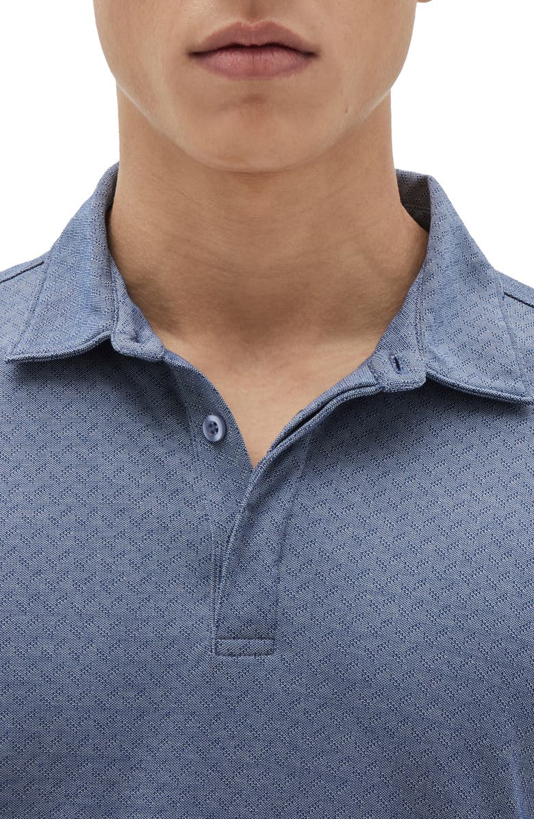 Robert Barakett Burley Geo Jacquard Polo, Alternate, color,