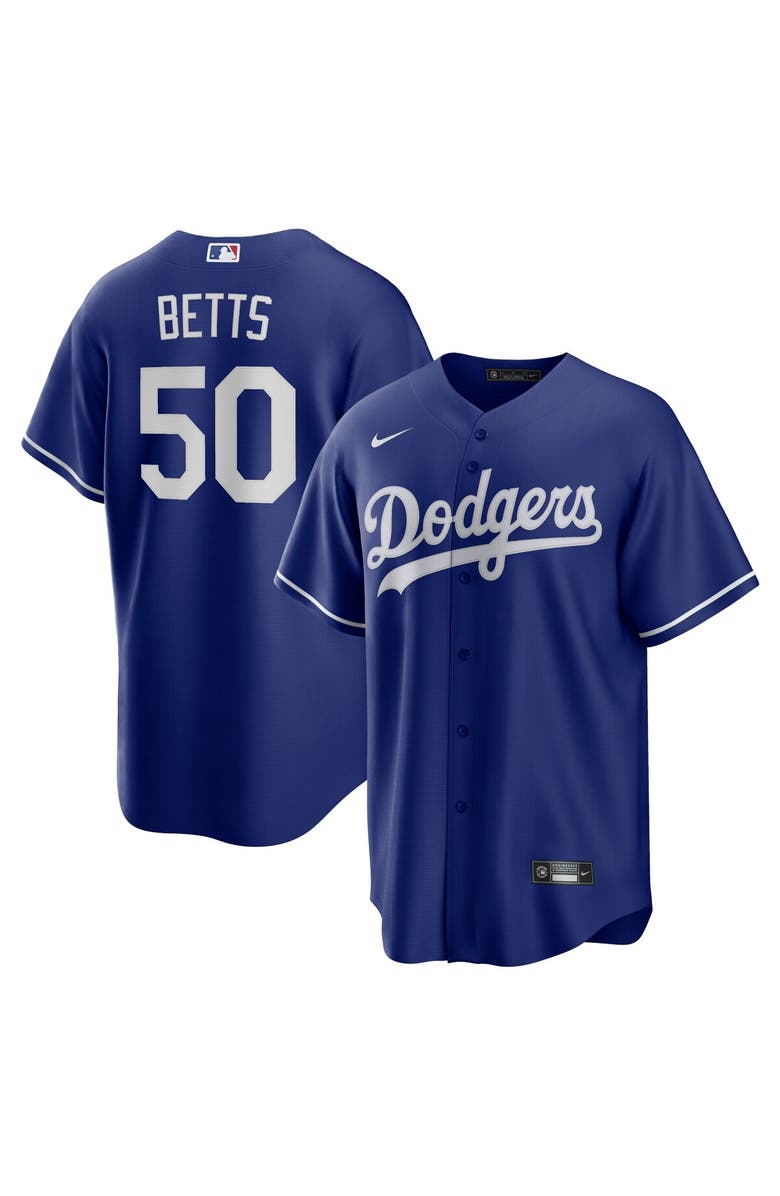 Nike Men's Nike Mookie Betts Royal Los Angeles Dodgers Big & Tall Alternate Replica Player Jersey, Main, color, Royal