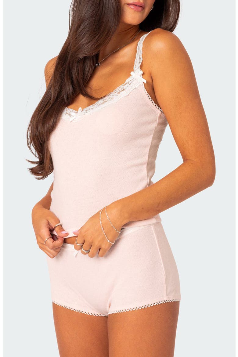 Mariana Pointelle Lace Tank, Alternate, color, LIGHT-PINK