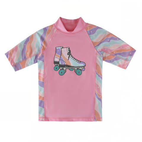 Short Sleeve Sunny Swim Shirt (Toddler, Little Kid, Big Kid)