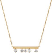 HEARTS ON FIRE Barre Pendant Necklace