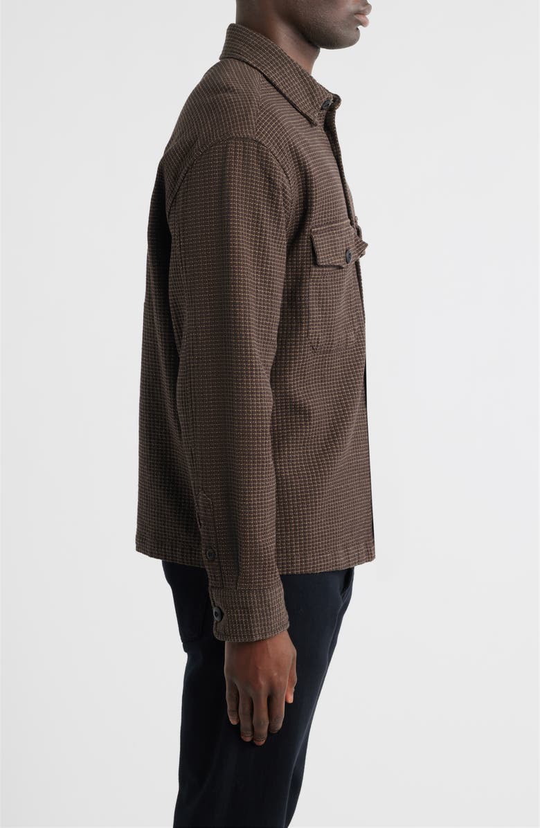 AllSaints Kanda Relaxed Fit Button-Up Shirt, Alternate, color, Brown