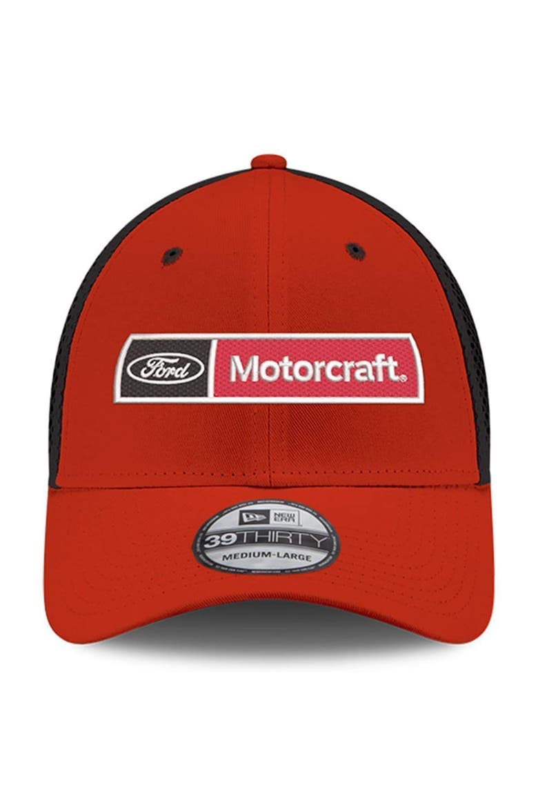 Men's New Era Red Harrison Burton Motorcraft NEO 39THIRTY Flex Hat, Alternate, color, Red