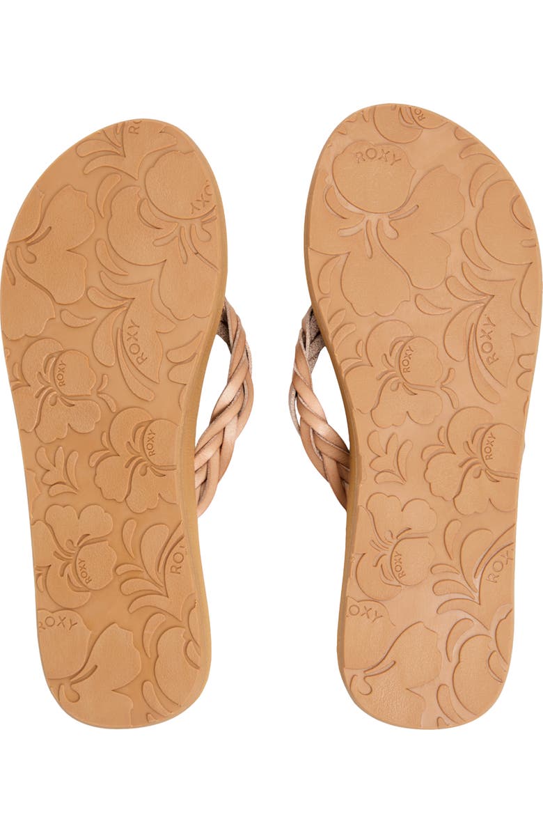Roxy Feel Breezie Flip Flop, Alternate, color, Open Tan