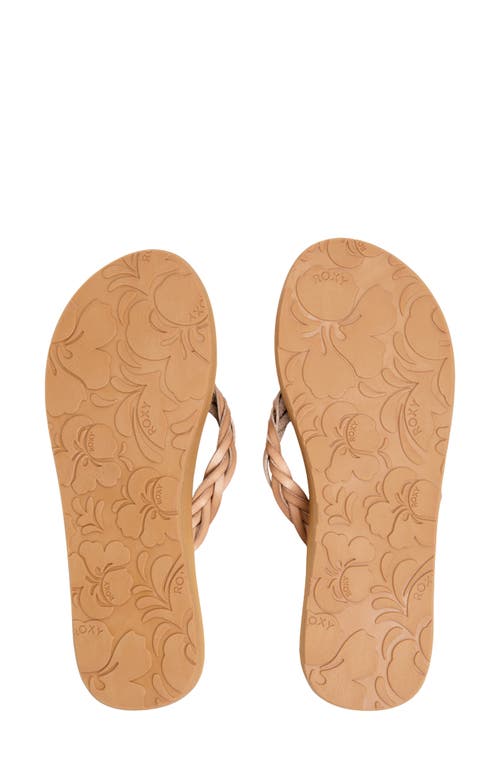 Roxy Feel Breezie Flip Flop In Open Tan