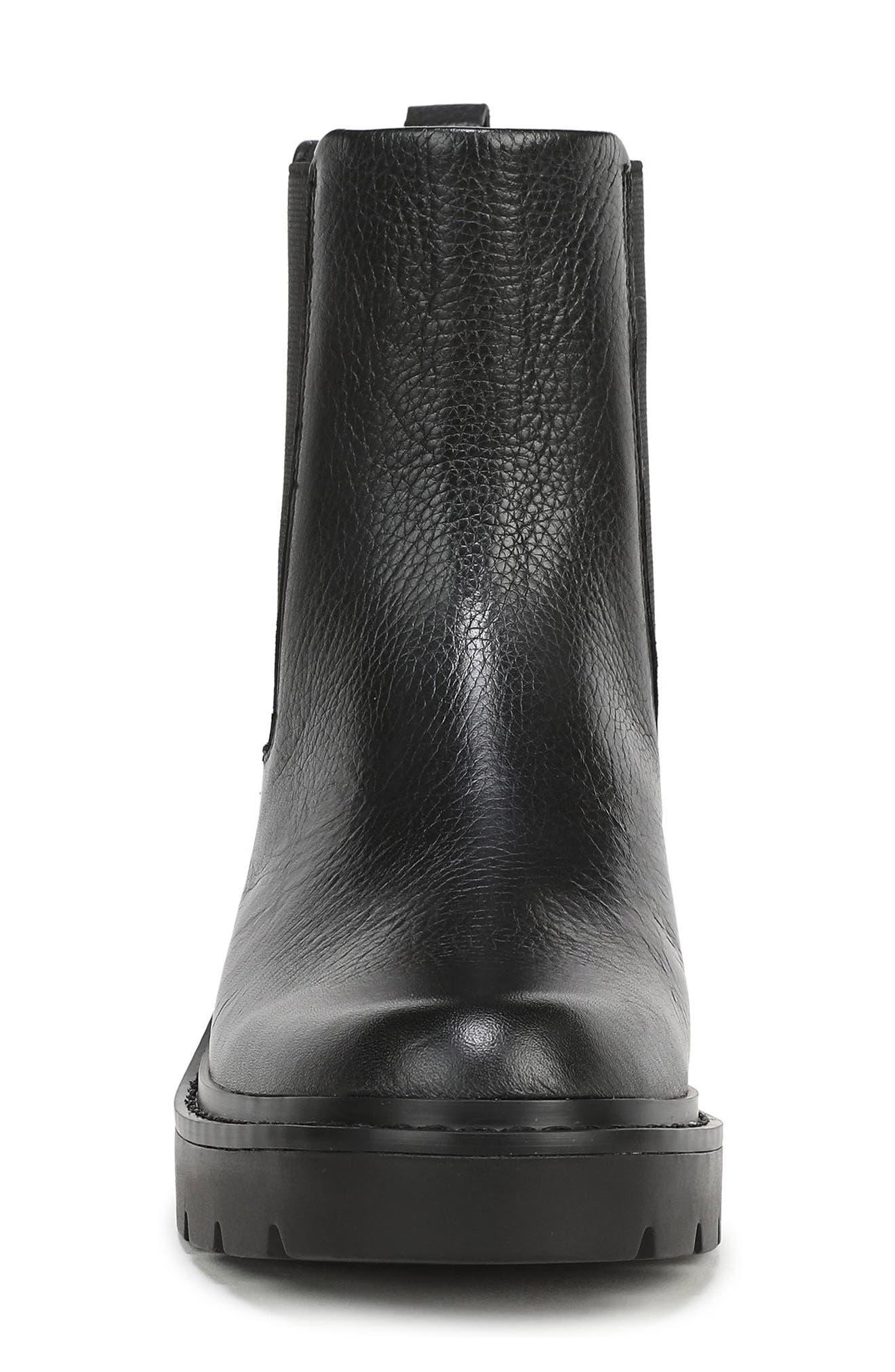 Dannie Leather Chelsea Boot, Alternate, color, BLACK