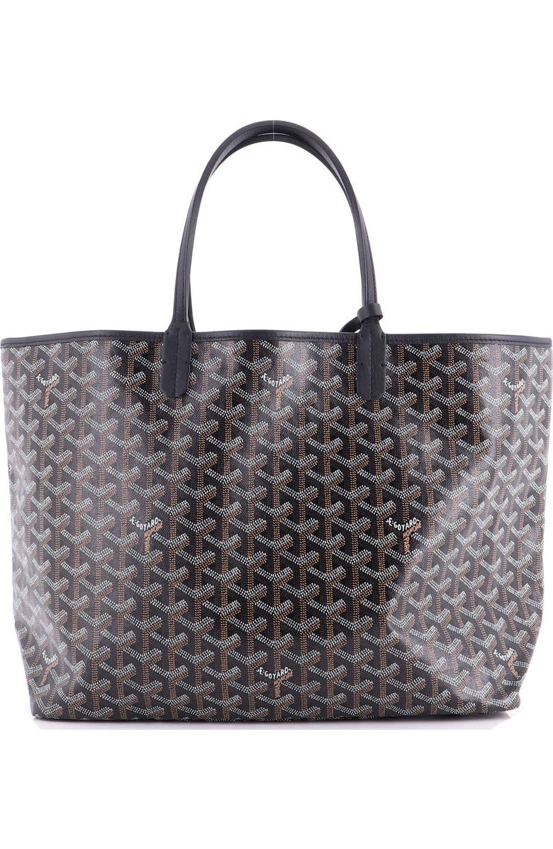 Pre-Owned Goyard Saint Louis Tote Coated Canvas PM, Alternate, color, Black