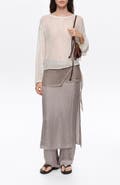 Bimba y Lola Fluid ankle length skort