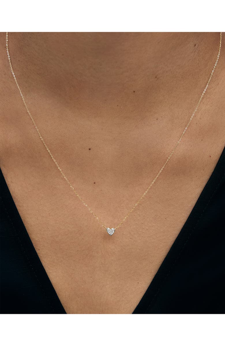 Mini Heart Lab-Grown Diamond Necklace