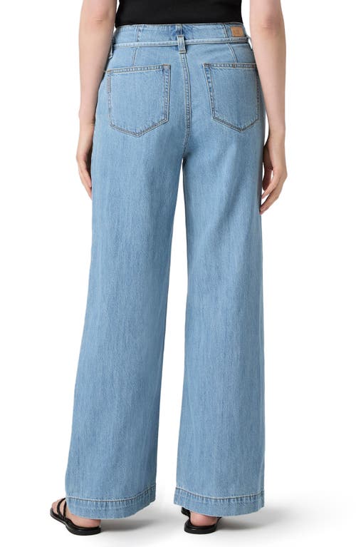 Paige Zoey High-rise Wide-leg Tie-waist Jeans