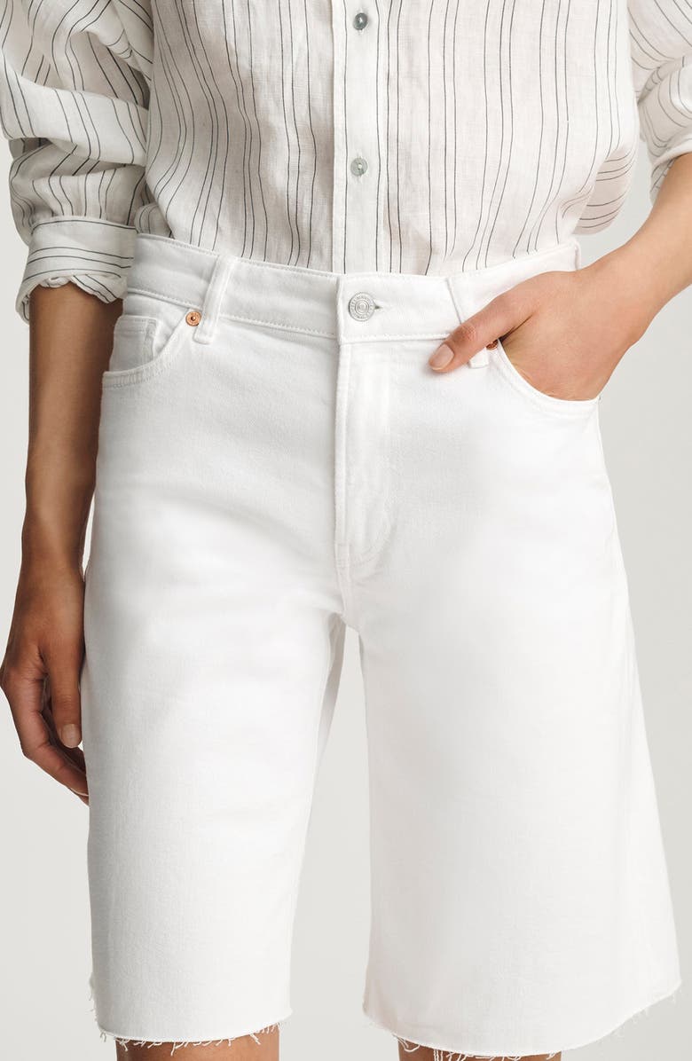 Mavi Jeans Erika Cutoff Denim Bermuda Shorts, Alternate, color, 