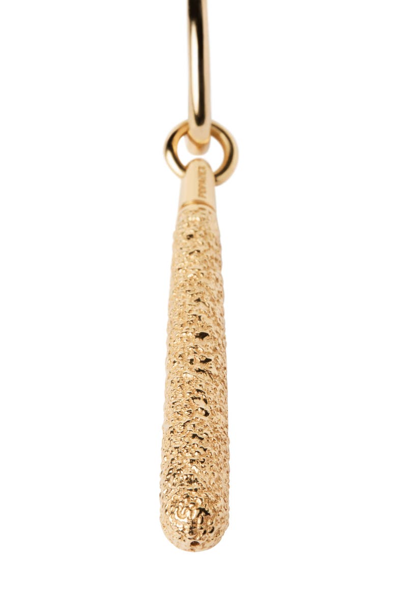 Popcorn Supreme Jupiter Single Hoop, Alternate, color, Gold