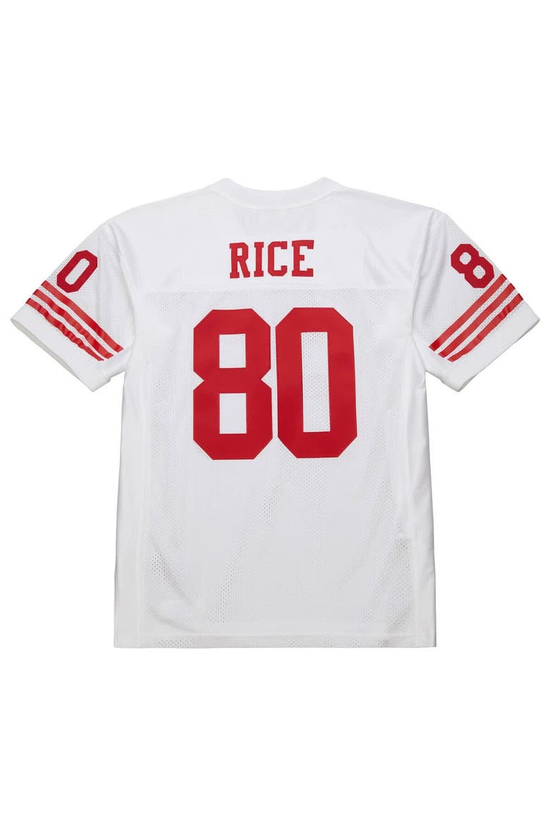 Men's Mitchell & Ness Jerry Rice White San Francisco 49ers 1994 Authentic Throwback Retired Player Jersey, Alternate, color, White