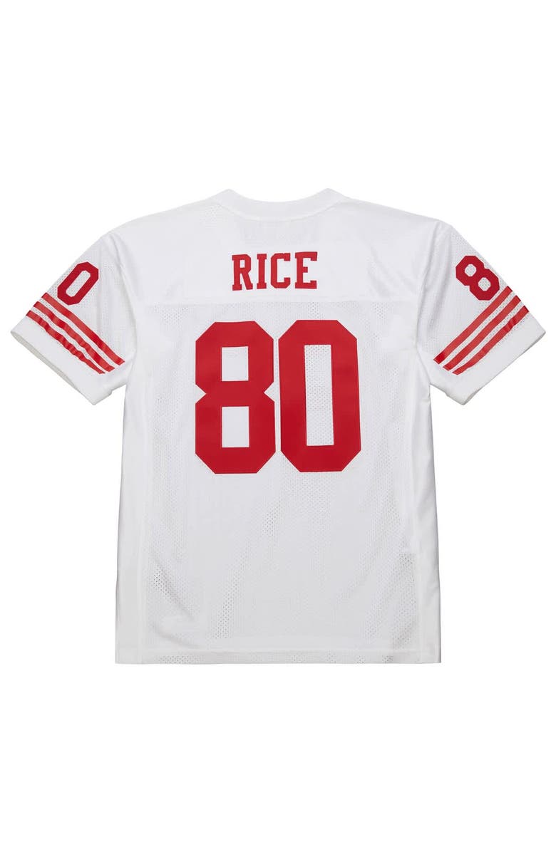 Mitchell & Ness Men's Mitchell & Ness Jerry Rice White San Francisco 49ers 1994 Authentic Throwback Retired Player Jersey, Alternate, color, White
