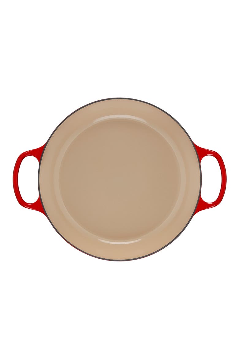 Signature 3.5-Quart Enameled Cast Iron Braiser, Alternate, color, CERISE