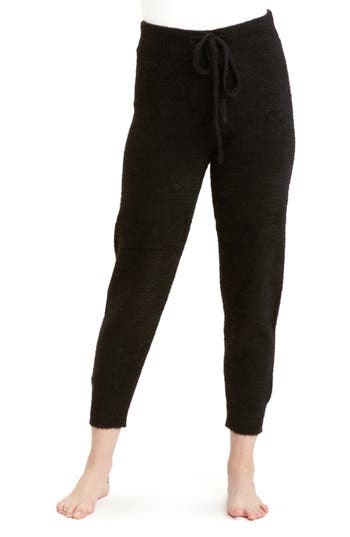 Threads 4 Thought Gwynne Fuzzy Knit Joggers In Black