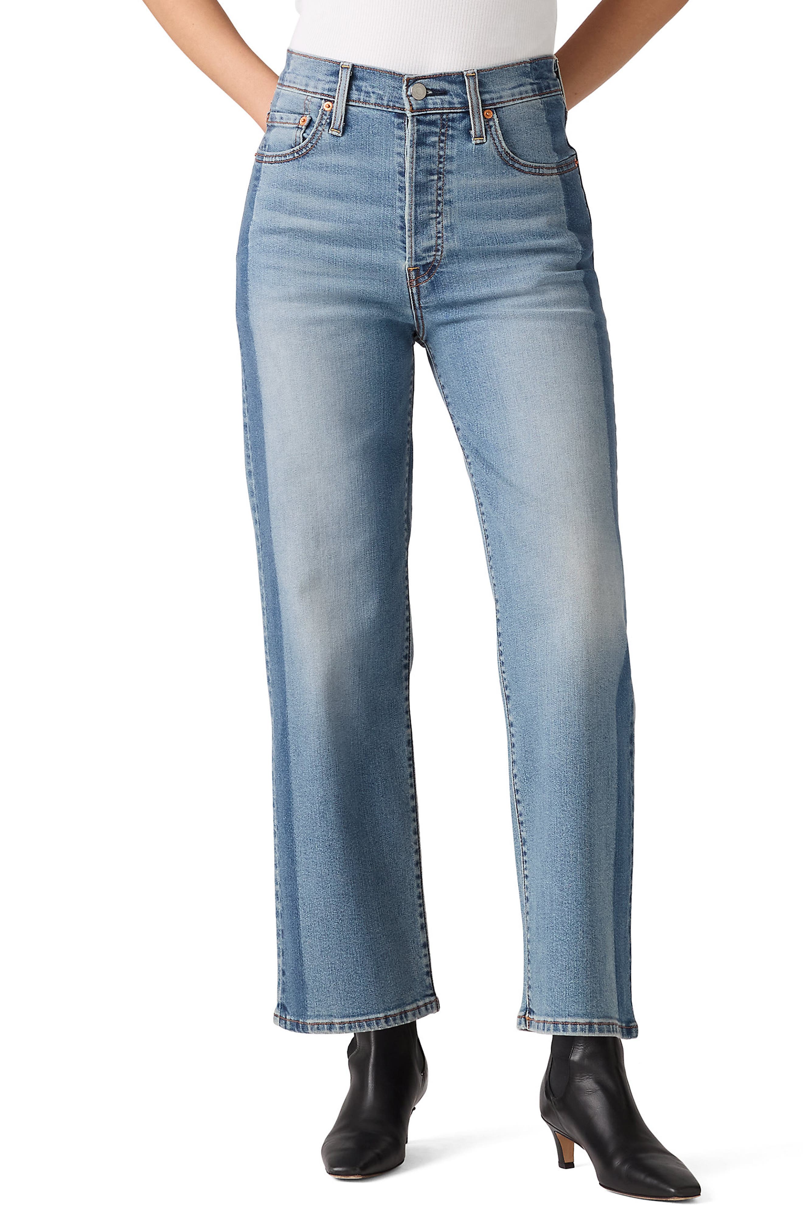 Levi's Ribcage High Waist Ankle Straight Leg Jeans