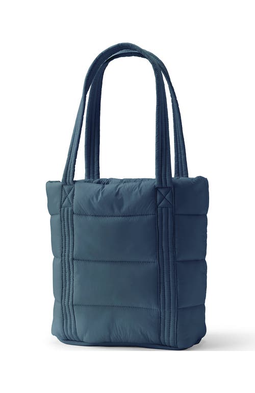 Lands' End Wanderweight Ultralight Packable Tote Bag In Blue