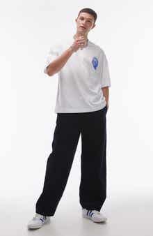 Topman Wide Leg Corduroy Pants