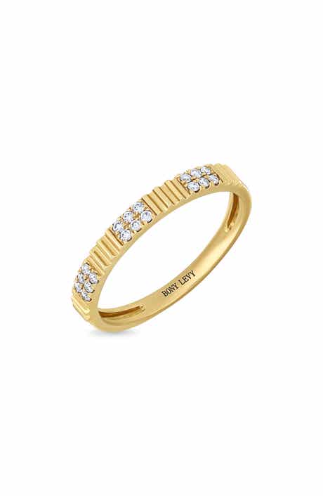 Bony Levy Cleo Diamond Stacking Ring