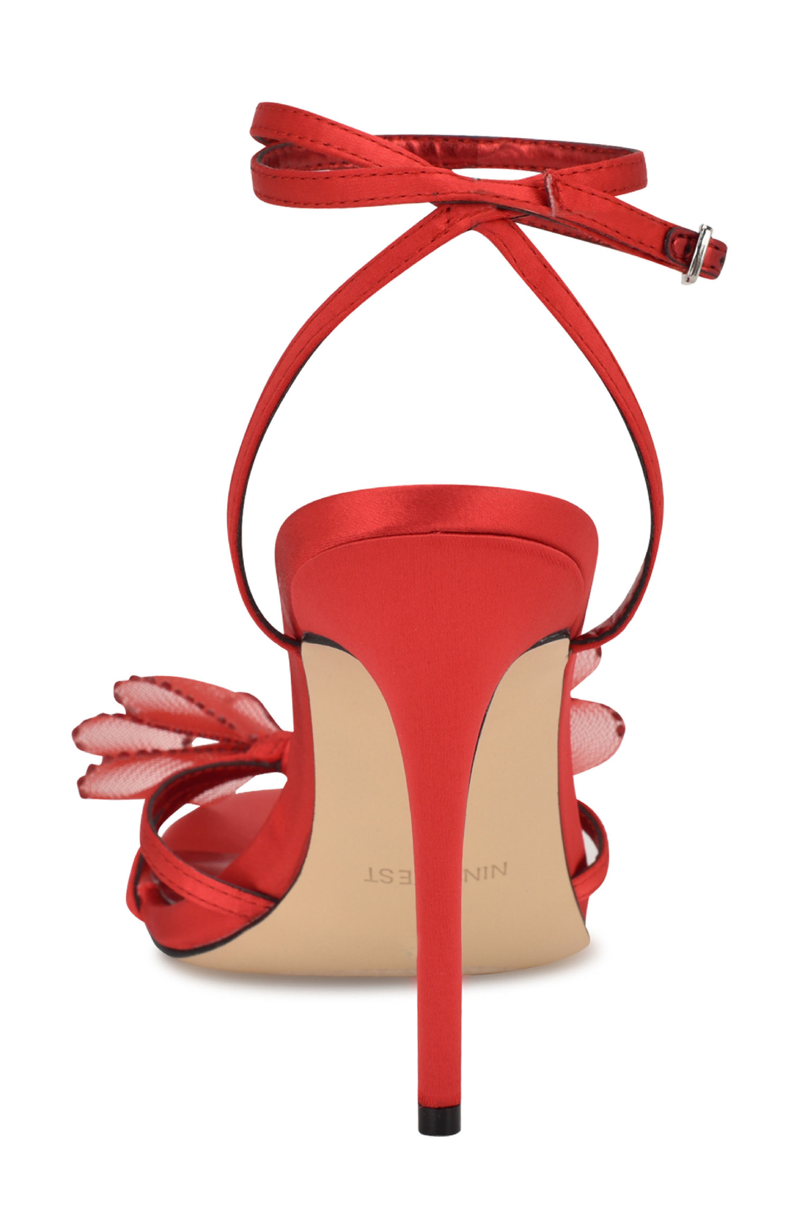 Minky Ankle Strap Sandal, Alternate, color, MED RED
