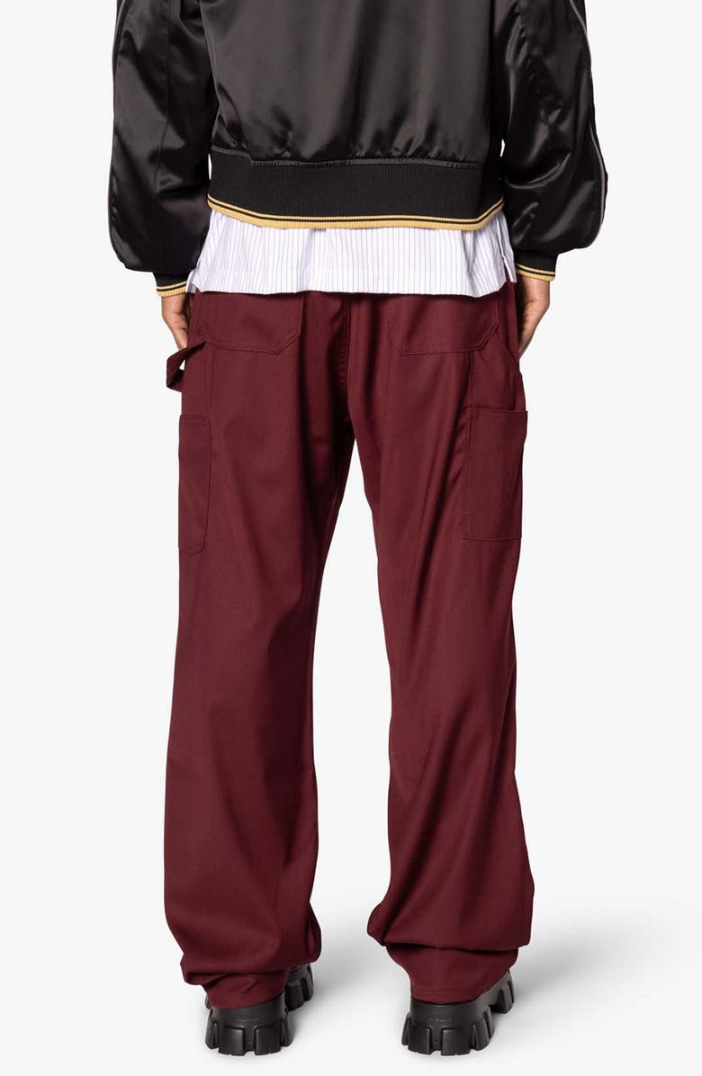 mnml Ultrabaggy Cotton Gabardine Carpenter Pants, Alternate, color,