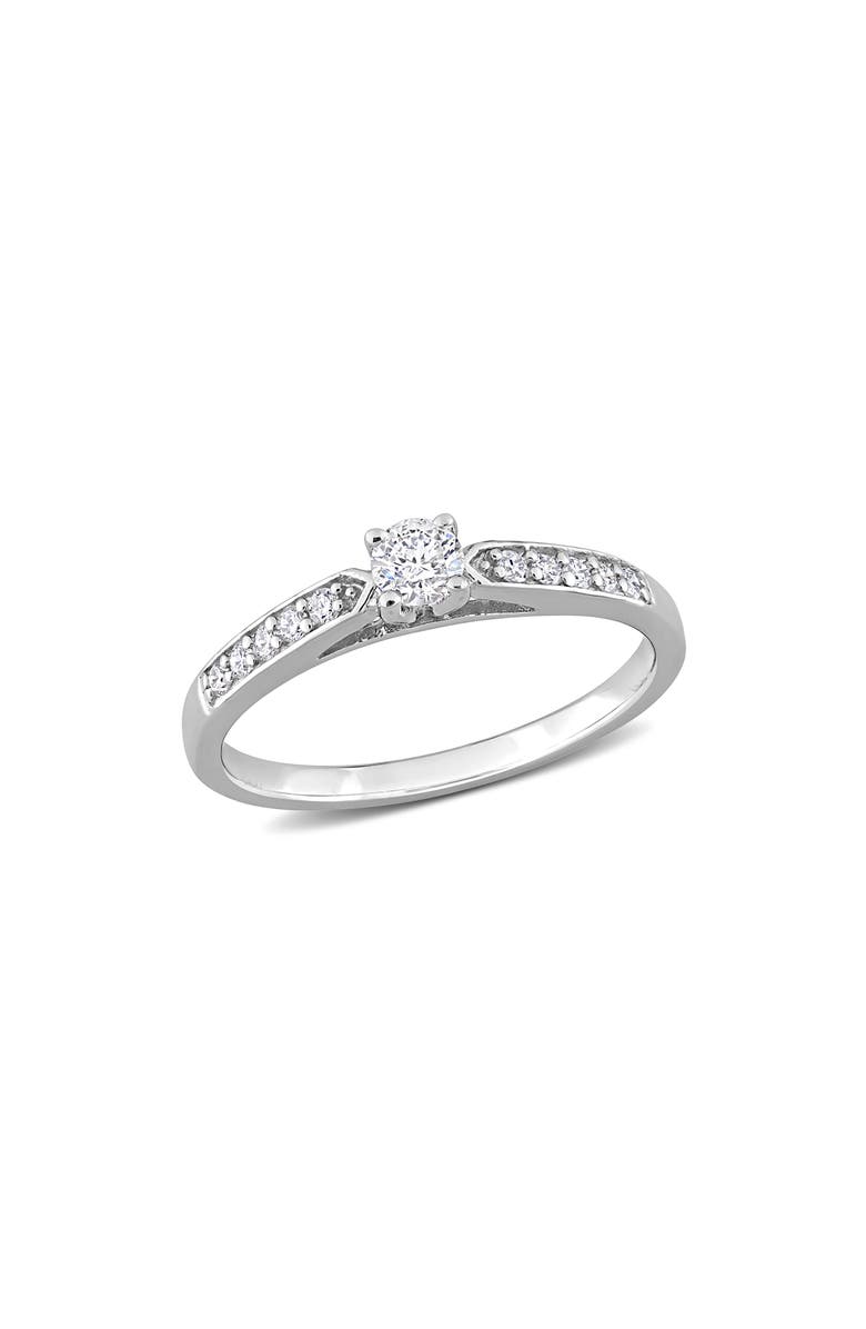 DELMAR Diamond Engagement Ring - 0.32ctw, Main, color, White