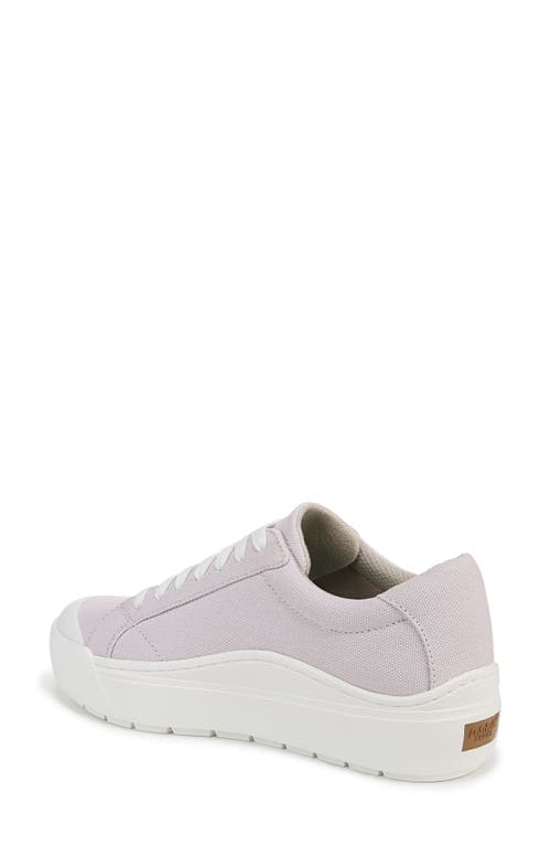 Dr. Scholl's Women's Time Off Lace Up Platform Sneakers In Lavender