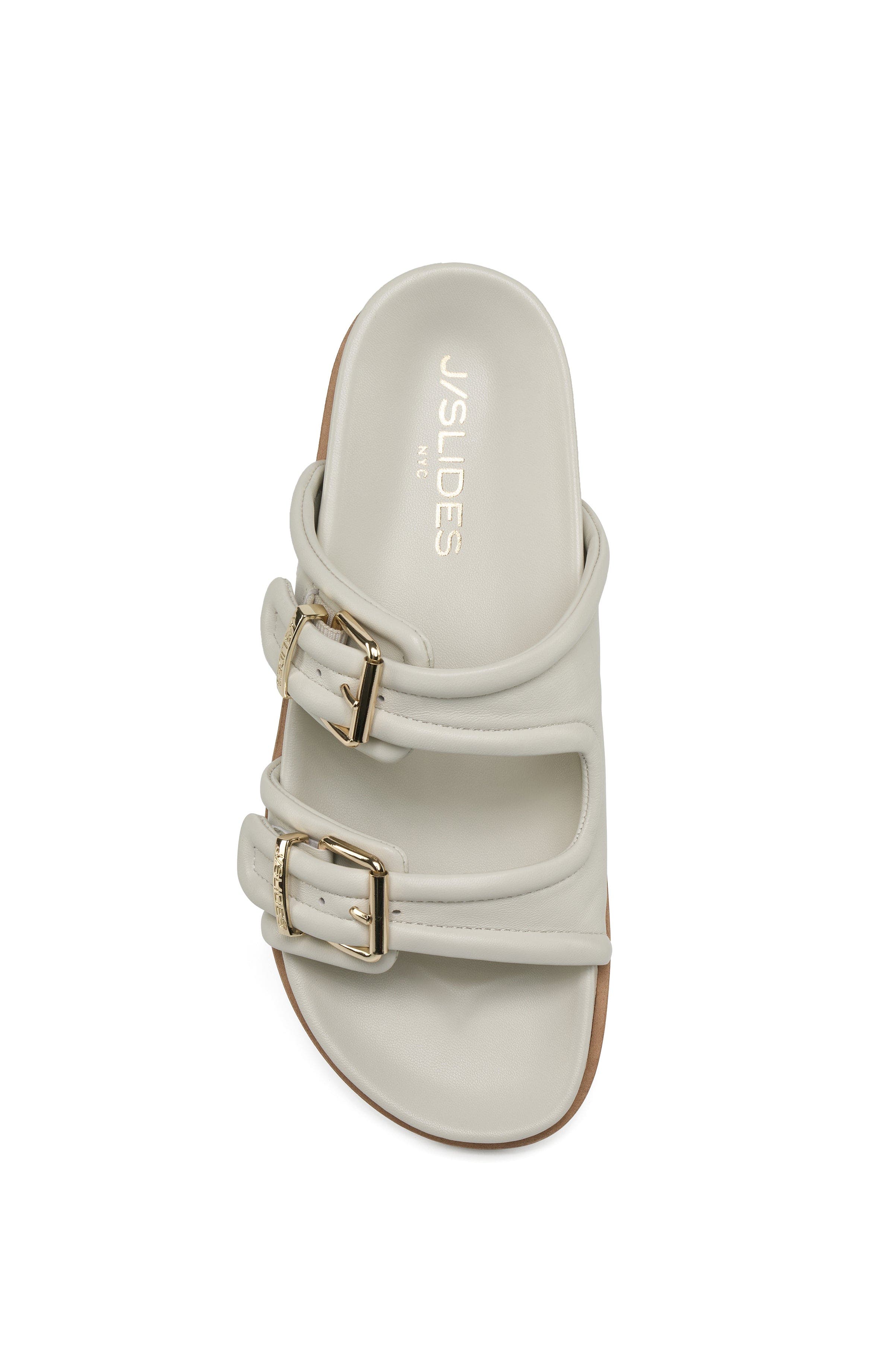 JSlides Footwear Roux Sandal, Alternate, color, Off White
