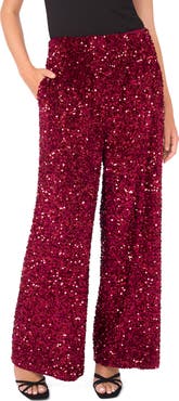 Vince Camuto Sequin Wide Leg Pants