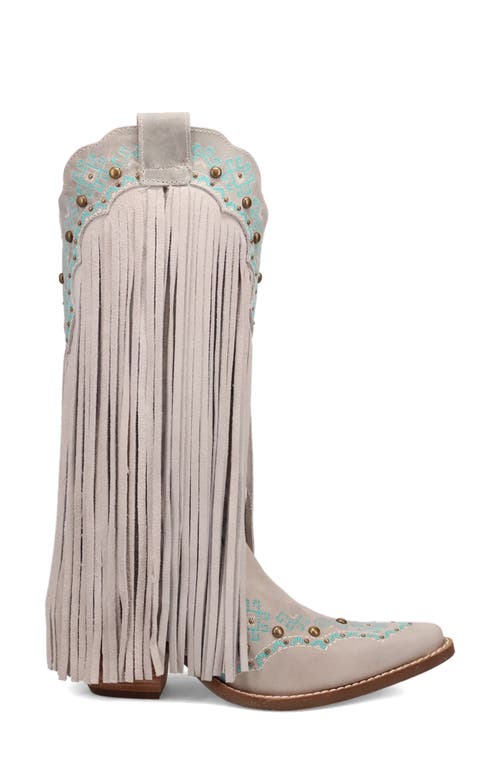 Dingo Tequila Sunrise Western Boot In Off White