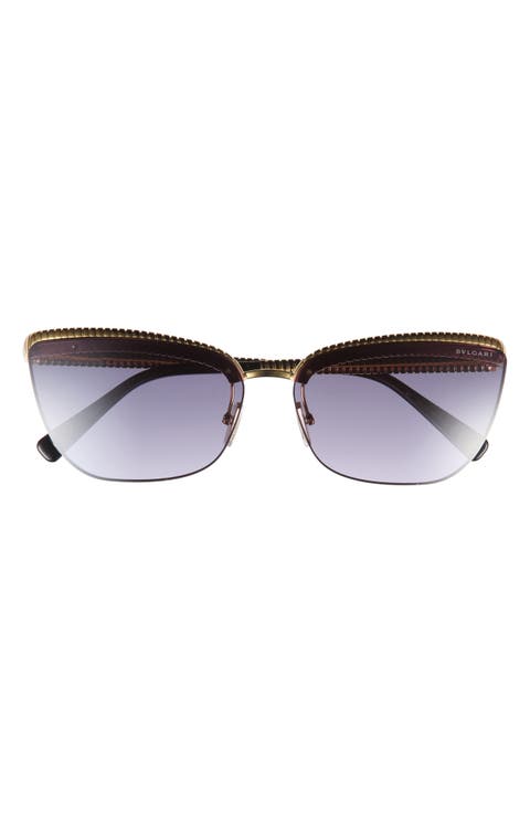 Tubogas Semi Rimless Cateye Sunglasses
