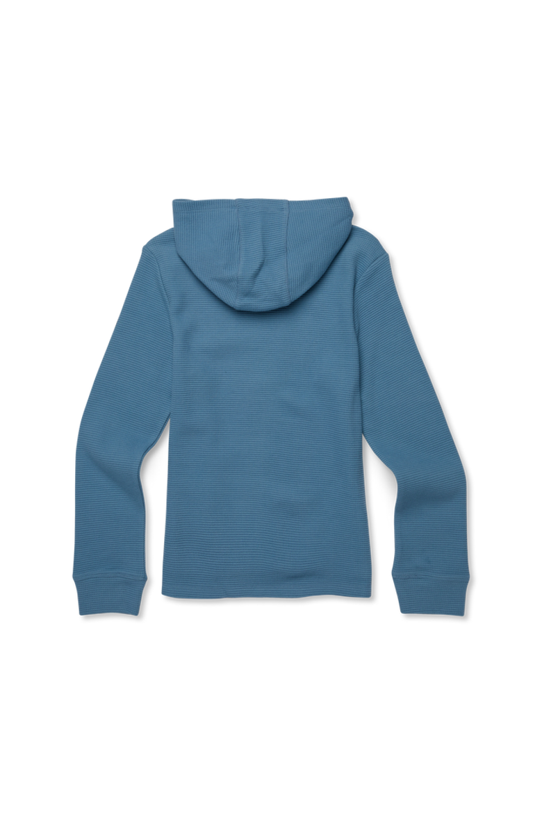 Atajo Long-Sleeve Waffle Hoodie - Women's, Alternate, color, Fjord
