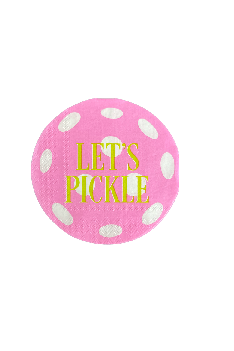 Pickleball Social Club Let's Pickle Cocktail Napkins, Alternate, color, Assorted Pre-Pack