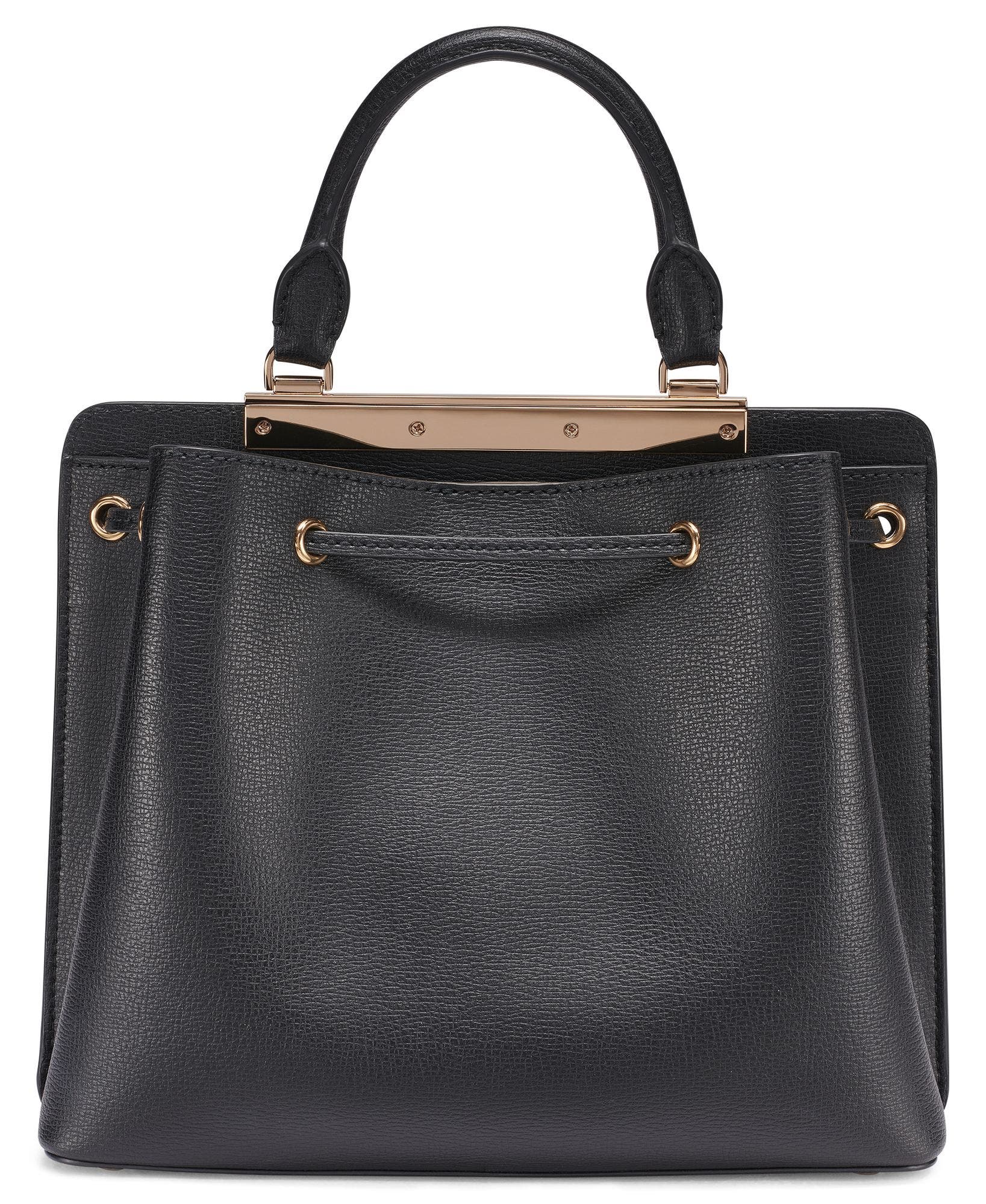 Evelina Bucket Bag, Alternate, color, Black/Gold