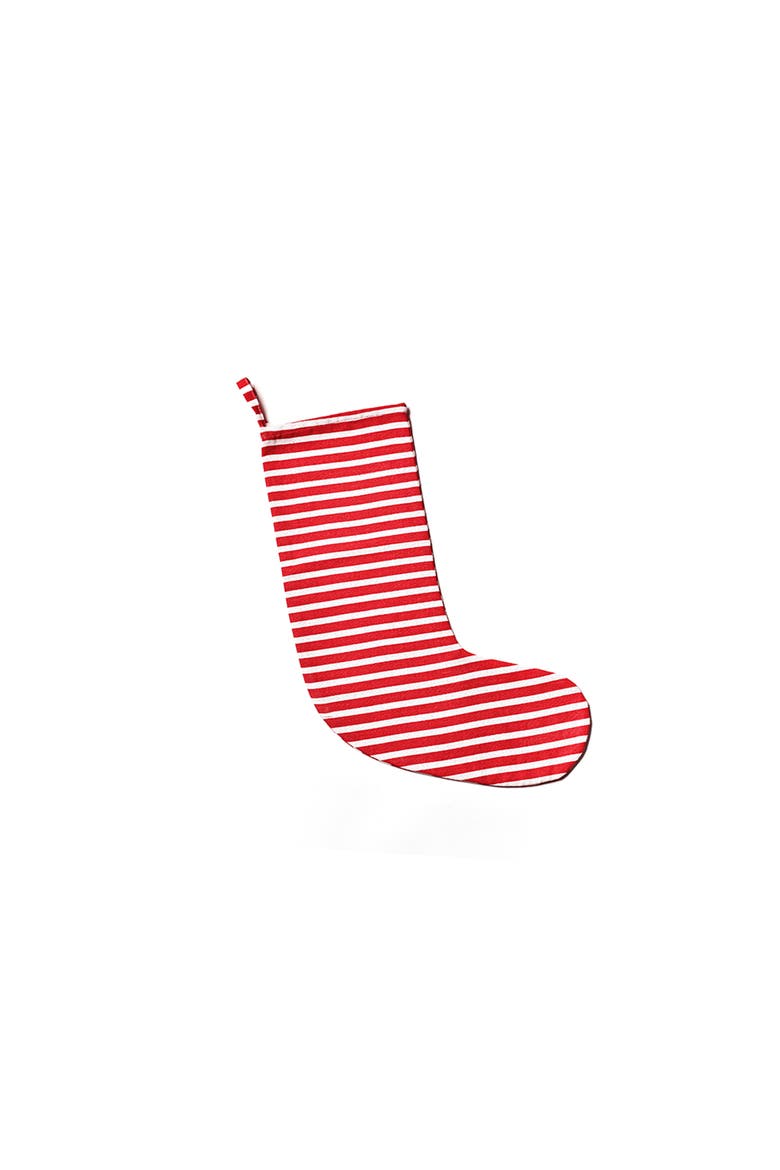 Red Stripe Stocking, Main, color, Red