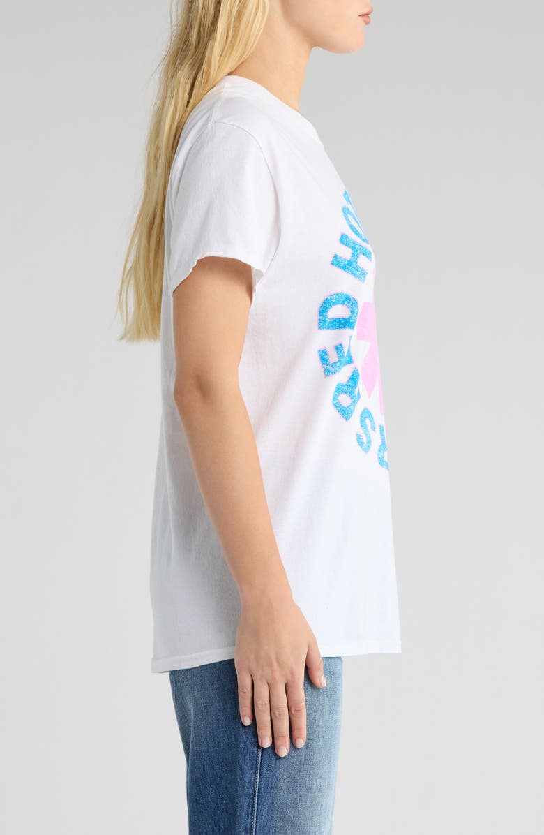 Merch Traffic Red Hot Chili Peppers Oversize Graphic T-Shirt, Alternate, color, White