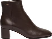 Santoni Women's leather mid-heel ankle boot
