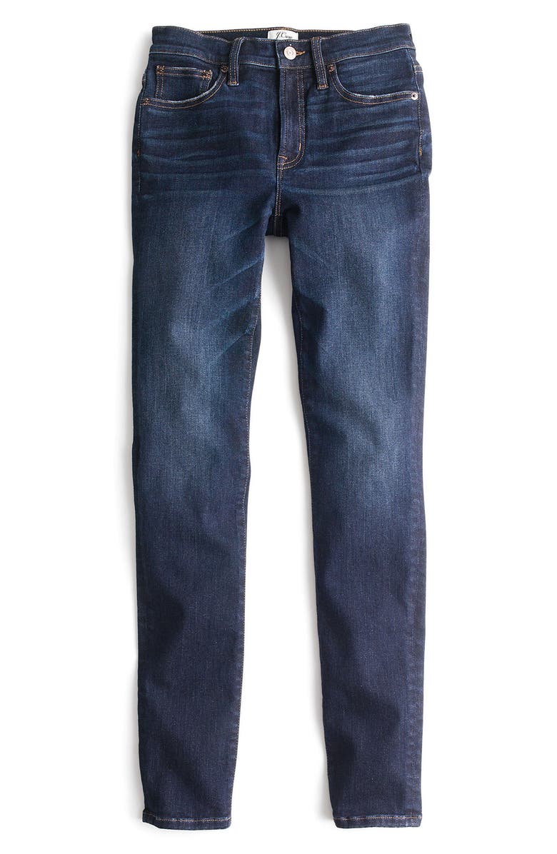 J.Crew High Rise Toothpick Jeans, Alternate, color,