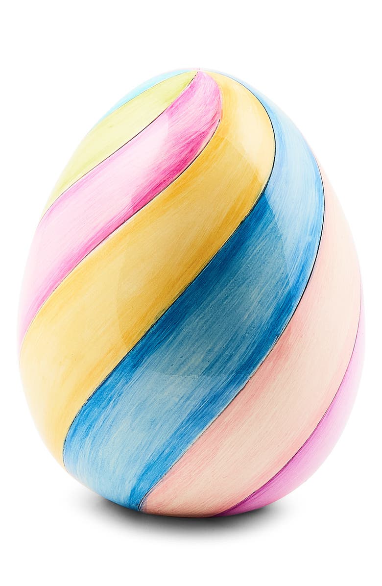 MACKENZIE CHILDS Frolic Spring Swirl Mini Egg, Alternate, color, Multi