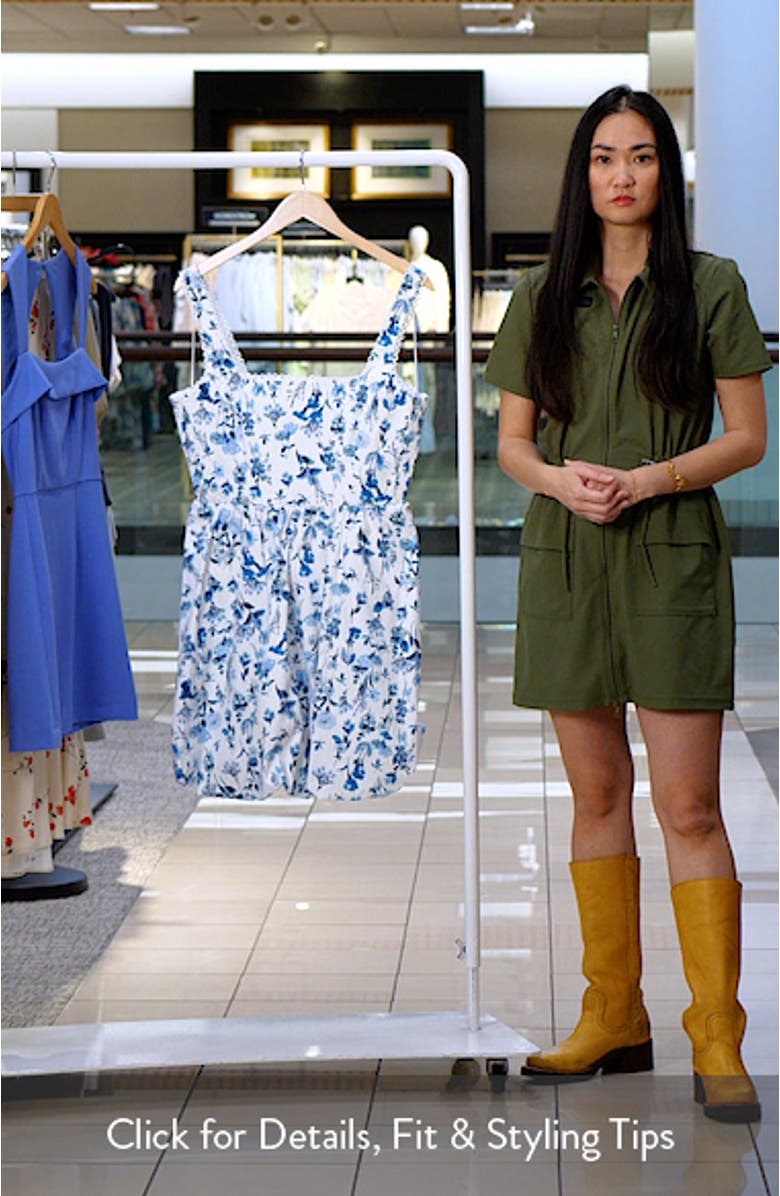 Stretch Cotton Balloon Dress, sales video thumbnail