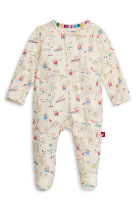Furry Field Day Print Footie