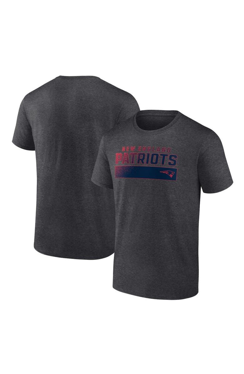 FANATICS Men's Fanatics Branded  Charcoal New England Patriots T-Shirt, Main, color, Charcoal