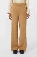 MM by Max Mara Hamburg Wide Leg Wool Sweater Pants