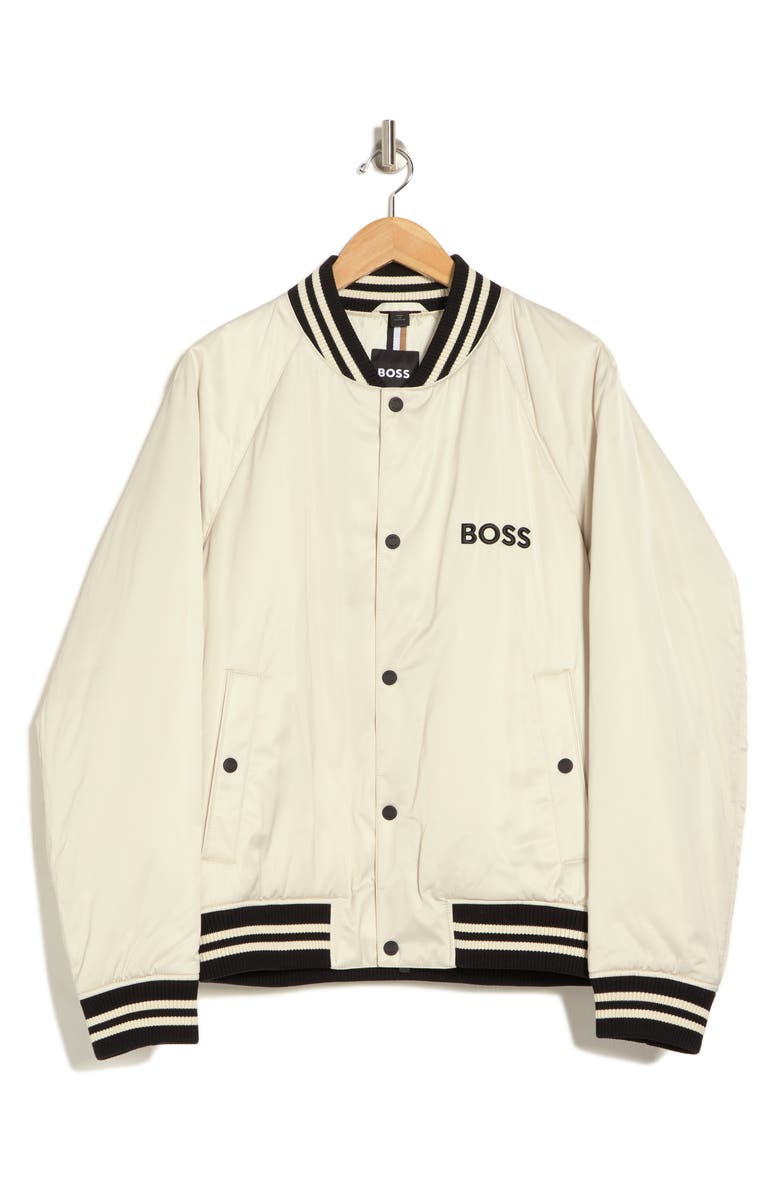 BOSS Crospa Varsity Bomber Jacket, Alternate, color, 