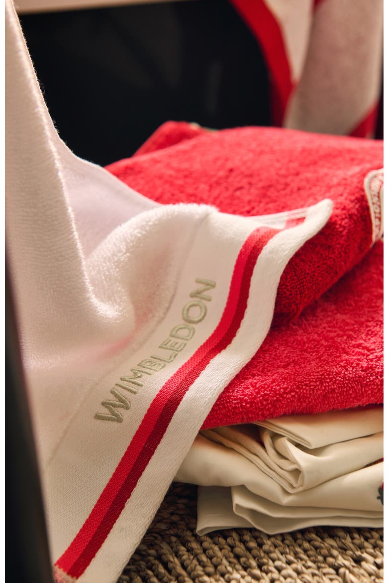 Wimbledon Quick Dry Sports Ribbon Towels, Alternate, color, Strawberry