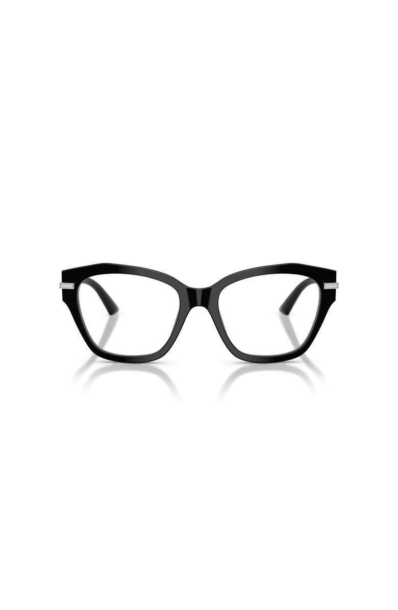 Jimmy Choo 52mm Cat Eye optical glasses, Alternate, color, Black