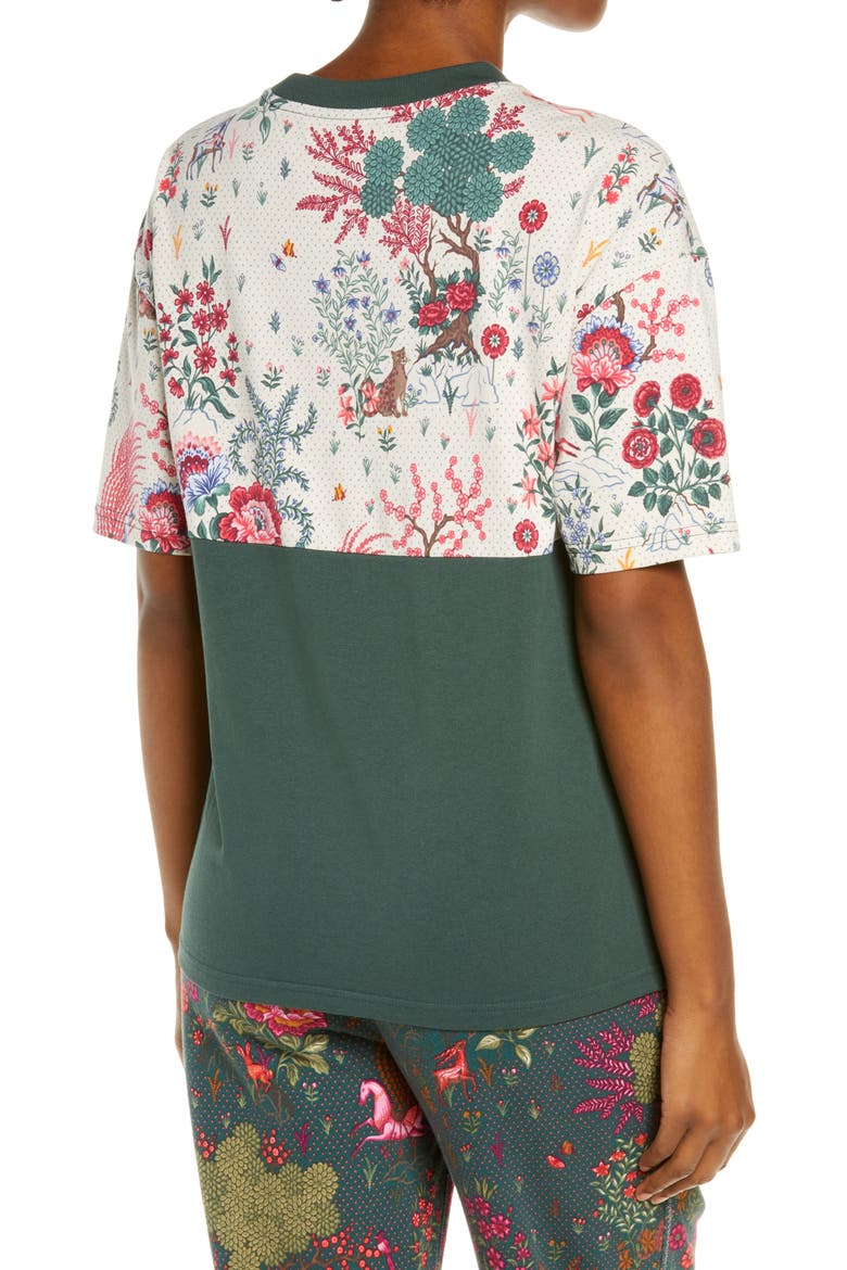 x Liberty Allover Print T-Shirt, Alternate, color, GREEN GABLES